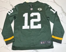 Green Bay Packers Aaron Rodgers Jersey Fleece Size Small By Nike Team Apparel 
