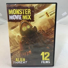 MONSTER MOVIE MIX - ALIEN THREAT/DEADLY ATTACK (12 FILM DVD) (W3)