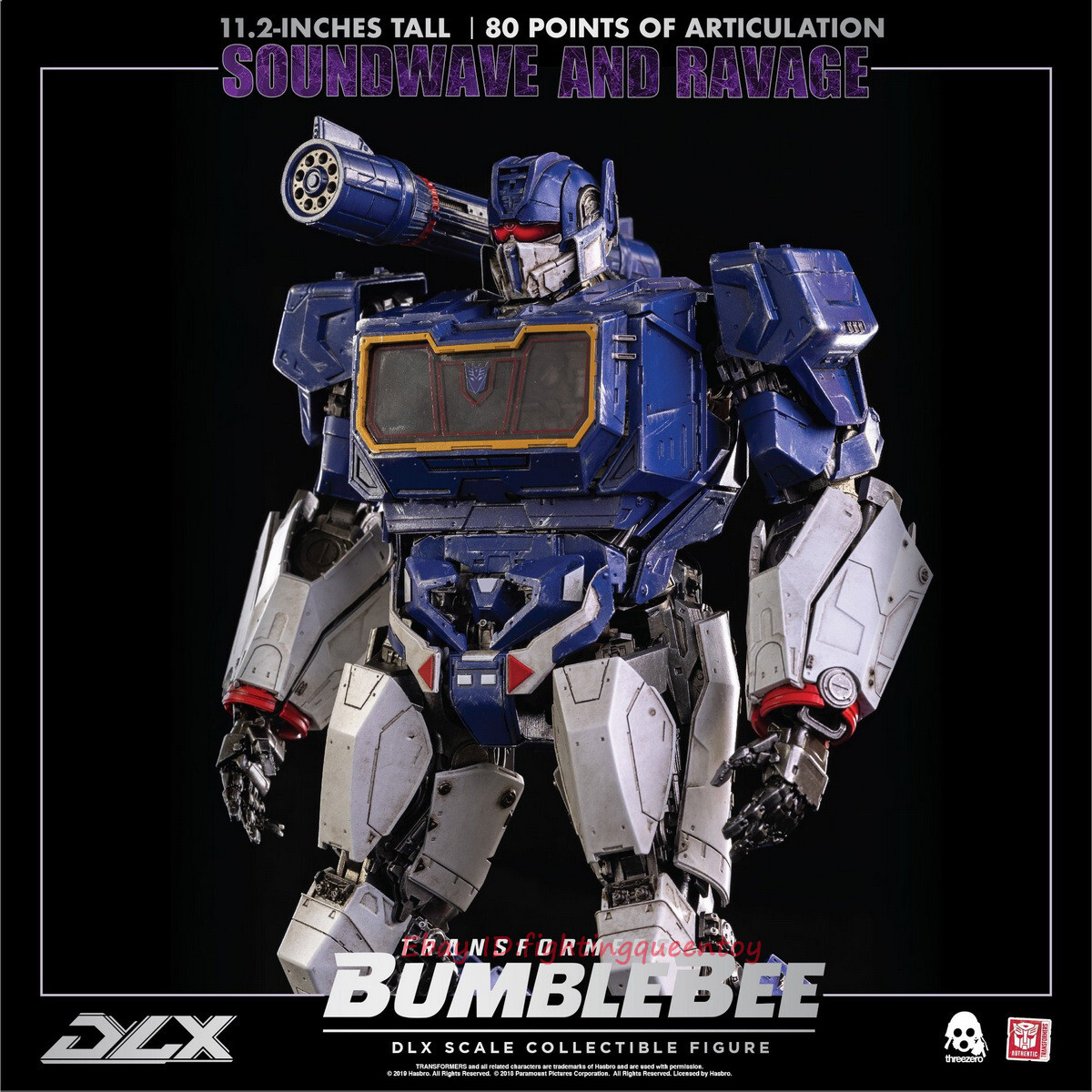 ThreeZero SOUNDWAVE AND RAVAGE DLX 未開封新品 3A Threezero DLX Series Soundwave And Ravage Model Transformation