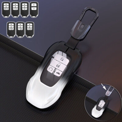 Alloy TPU Silicone Car Key Case Cover For Honda Insight Vezel Pilot Ridgeline 