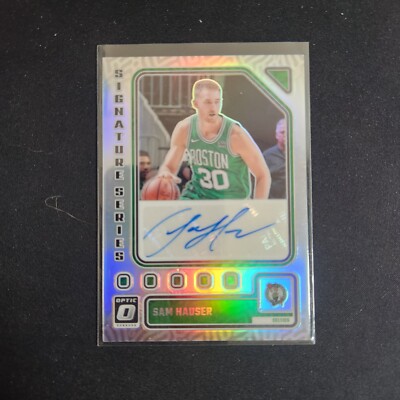 2023-24 Donruss Optic - Signature Series Sam Hauser Silver Prizm Celtics     L44