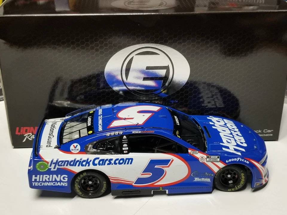 Kyle Larson #5 2021 HendrickCars Watkins Glen carrera victoria élite RCCA 1/24 Foto 3 de 4
