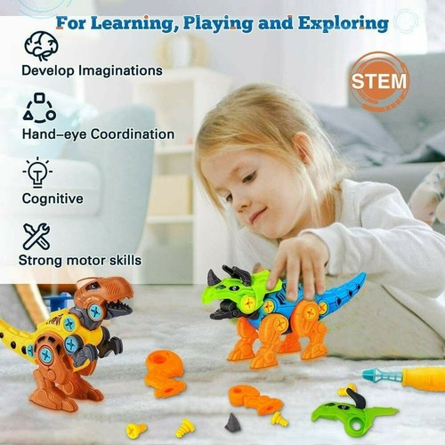 Dinosaurier Spielzeug für Kinder mit Bohrmaschine 3 DIY - Bild 3 von 3