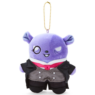 Sanrio Mascot Holder Baku Tapir Delusional Lady Kuromi Black Stuffed Plush BC