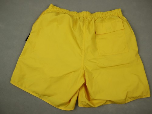 Polo Sport Shorts Men Extra Large Yellow Solid Boardshorts Zip Pockets Lining XL - Picture 3 of 6
