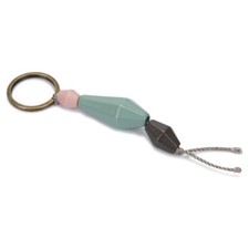 Designed by Lotte Halsband Anh&auml;nger Moyet mintgr&uuml;n rosa f&uuml;r Hunde Schmuck