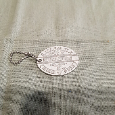  Schlüsselanhänger Anhänger Hummelsheim Sports Wear Vintage hell *neu* 