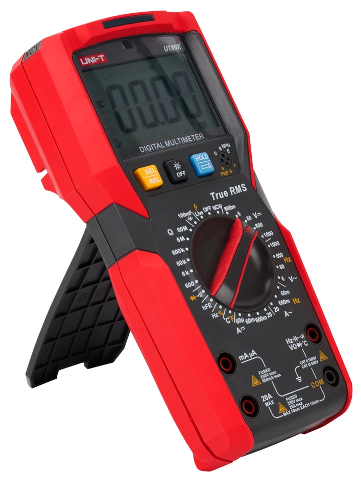 UT89X UNI-T Digital Multimeter Strommessgerät AC/DC A V Ω HZ NCV LIVE Temperatur - Bild 4 von 4