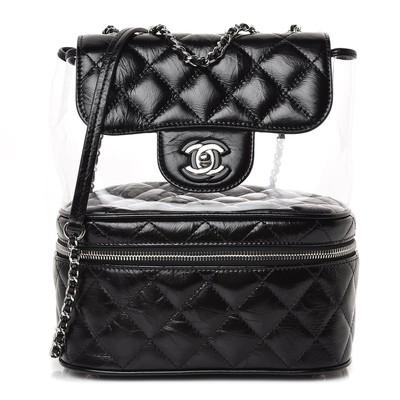 chanel backpack pvc
