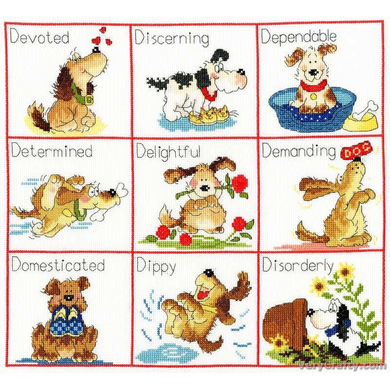 It's A Dog's Life - Bothy Threads Counted Cross Stitch Kit