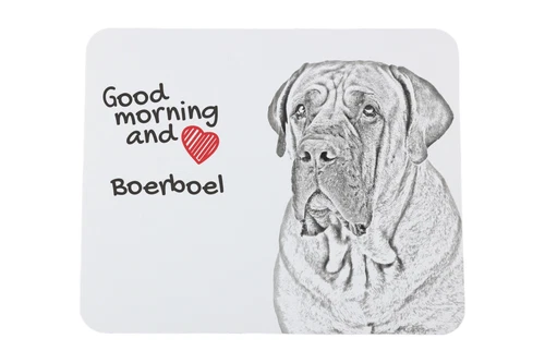 Boerboel muismat met hond Art-Dog