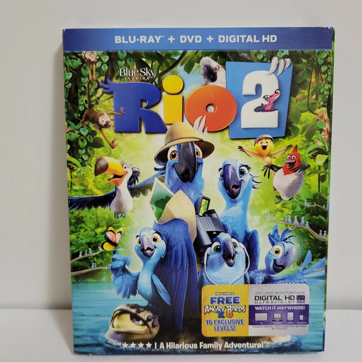 Rio 2 Blu Ray DVD Combo