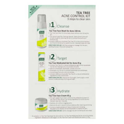 Thursday Plantation Tea Tree Acne Control Kit Clear Skin | eBay