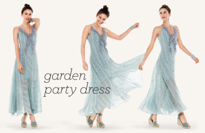 open lace back dress Garden Party Goals Floral Corset A-Line Midi Dress main image 1