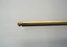 80cm -9mm Messing Läuferstangen Teppichstangen Treppenläuferstangen Eisenkern