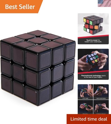 Innovative Rubik s Phantom 3D Puzzle with Touch Color Reveal - Brain Teaser Game