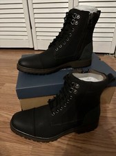 Mens G.H. Bass Black Zip up Boot Size 7 Fashion Boot