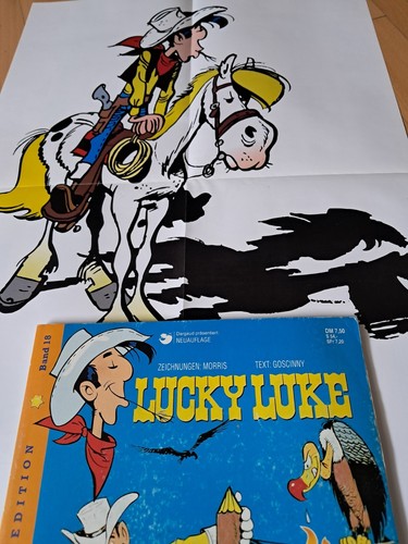 Lucky Luke Special Edition Nr.18 von 1996 mit Riesenposter - Z1-2 COMIC-ALBUM