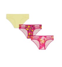 No Boundaries Womens Cotton Cheeky Panty 3pk BRAND NEW