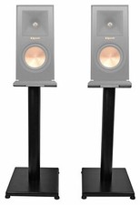 Supporti diffusori da scaffale in acciaio nero 21" per diffusori da scaffale Klipsch RP-150M