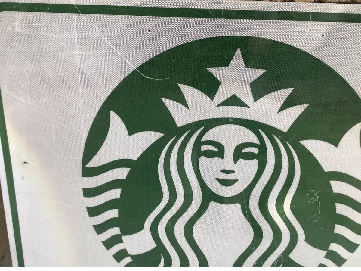 2014★Starbucks WE PROUDLY SERVE 木製サイン Starbucks Coffee Inspired Wooden Sign - Vintage Style - Etsy