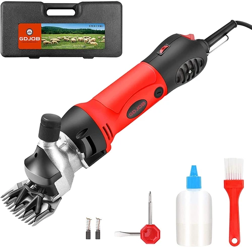 Sheep Shears 500W Professional 6 Speeds, Heavy Duty Sheep Clippers for Sheep, Al