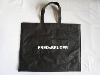 FREDs BRUDER Einkaufstasche Schwarz 50 cm x 40 cm