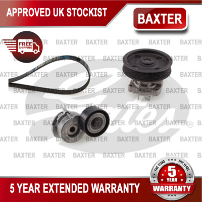 Fits Vauxhall + Other Models Baxter Alternator Belt Kit + Water Pump