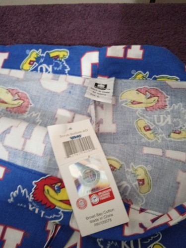 KU Scrub Bottoms Size Large NWT - Picture 4 of 6