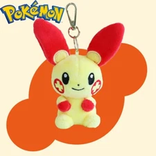 Pokemon Plusle Plush Key Chain Keyring Soft Doll 3in (8cm) Toy Keychain