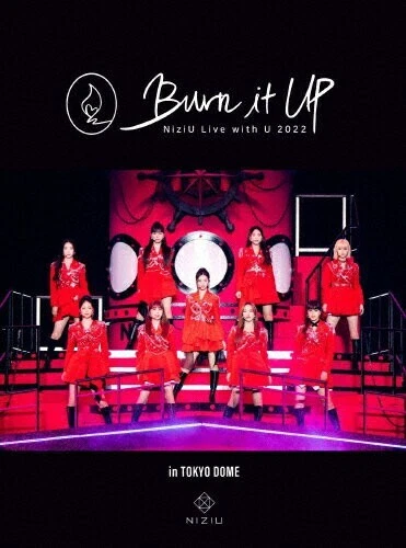 NiziU Live with U 2022 Burn it Up Blu-ray in TOKYO DOME Limited Edition 2 New