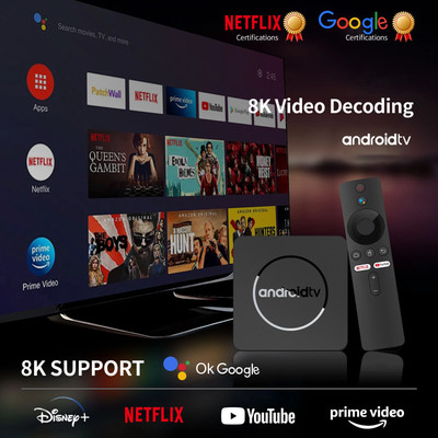 Global Version Smart TV Box Android13 AllwinnerH313 Google Assistant 2GB16GB 5G