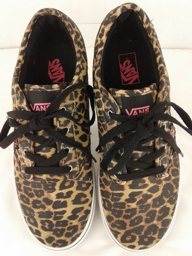 vans off the wall leopard shoes