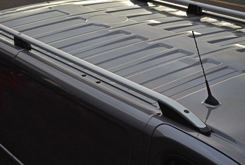 Aluminium Roof Rack Rails Side Bars Set To Fit L2H1 Vauxhall Vivaro (2014+) - Picture 2 of 9