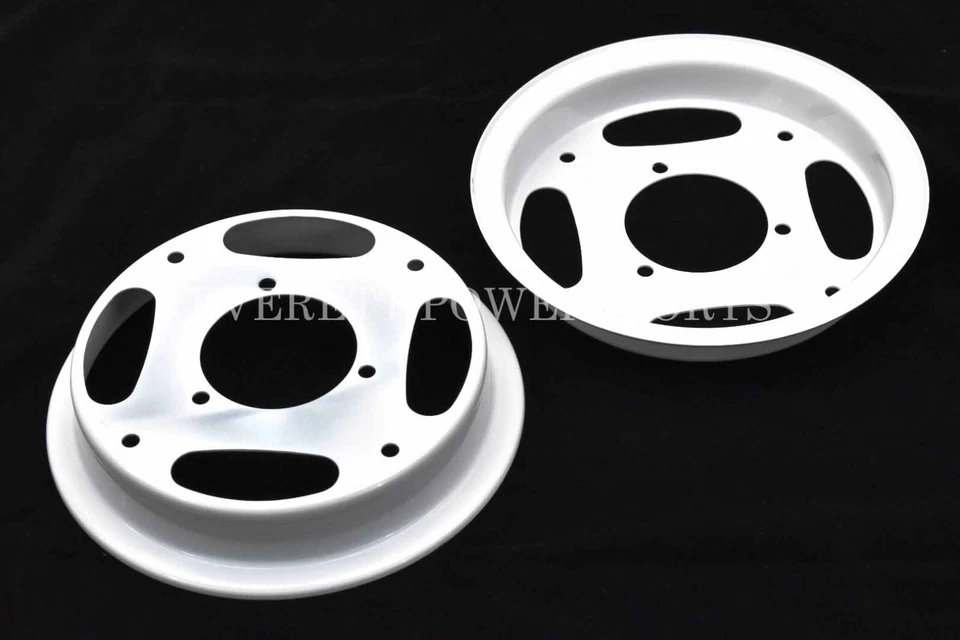 Wheel Set Front or Rear Z50 R RD 80-99 OEM Honda White Rim Assembly #B287 - Image 3 of 4