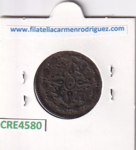 CRE4580 MONEDA ESPAÑA CARLOS IV 4 MARAVEDIS 1802 SEGOVIA - 第 2/2 張圖片
