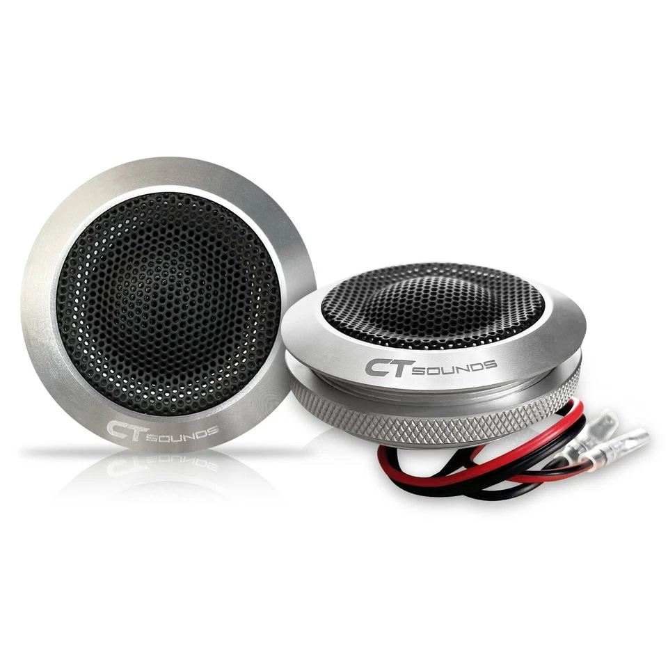 CT Sounds Meso 25mm 100 Watt Flush-Mount Silk-Dome Tweeters, Pair - Image 2 of 4