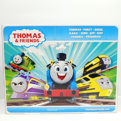 Thomas & Friends Sodor Cup Racers Set - 9 Diecast Push-Along Toy Trains For Kids 3+ | Includes Trophy & Track Connectors