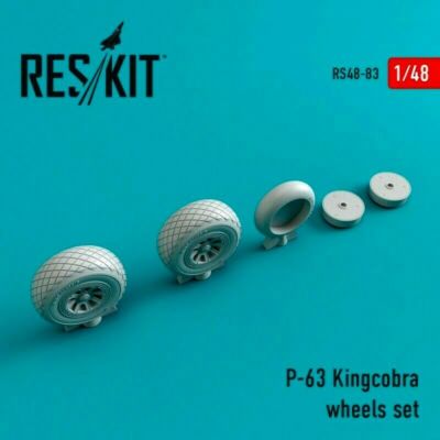 1/48 ResKit RS48-0083 P-63 Kingcobra wheel set