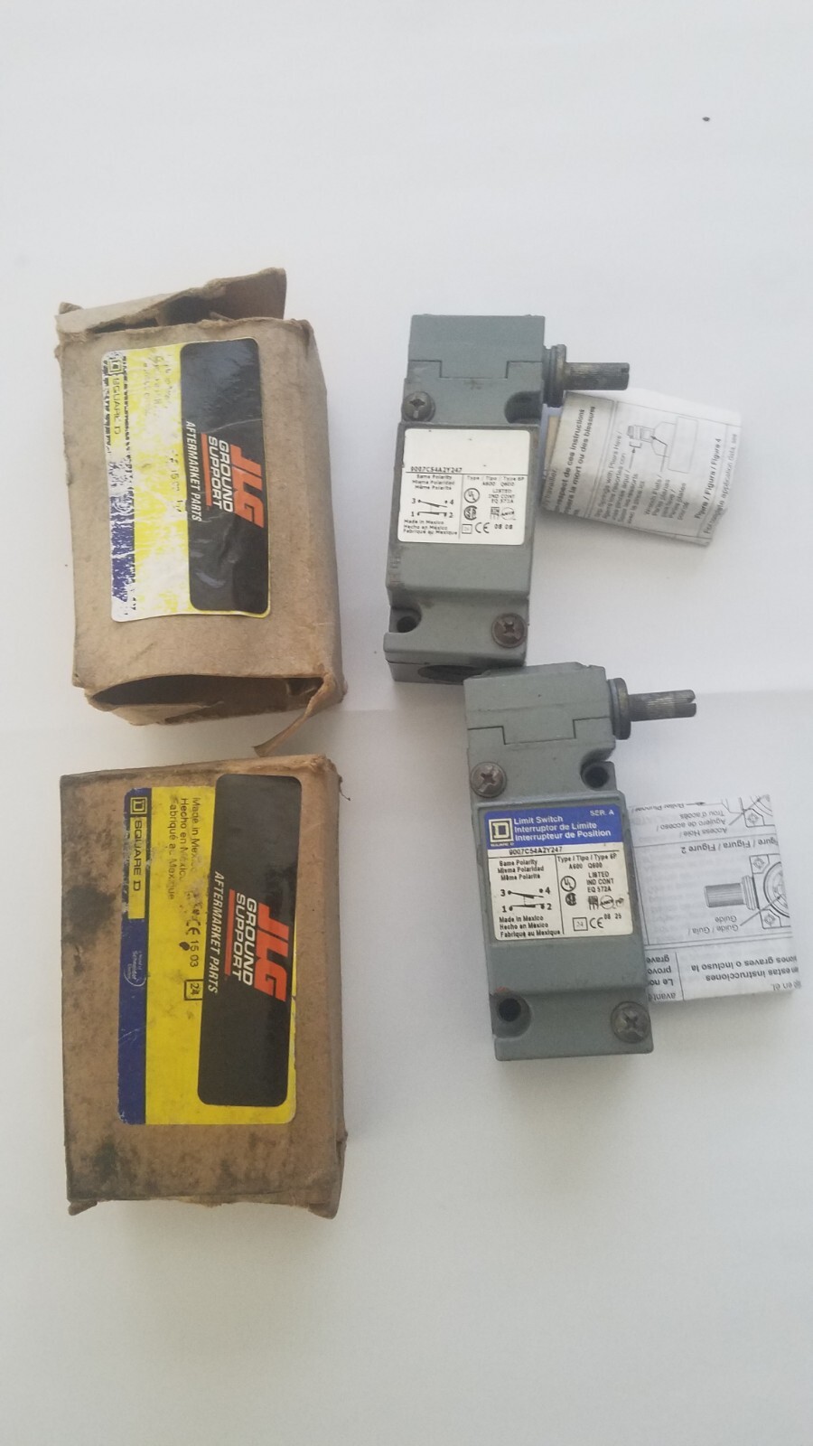 Square D Limit Switch for JLG 80 Lift, #4360057 9007C54A2Y247 ( LOT OF 2 )