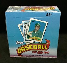 1989 Topps Factory Sealed Test Cello Baseball Box Rare 36 Packs(From Sealed Case