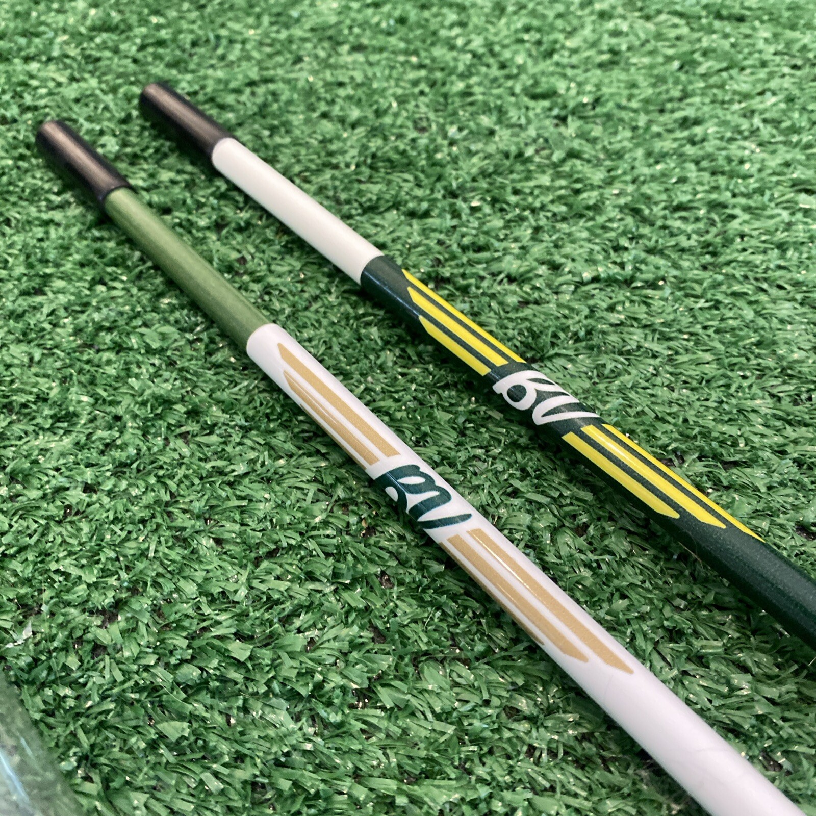Vokey/Titleist Alignment Stick Set, Green + White BV Wings, RARE Out of Stock!