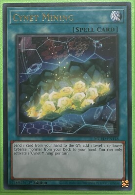Yu-Gi-Oh! TCG Cynet Mining Maximum Gold: El Dorado MGED-EN148 1st Edition Rare