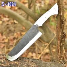 12" Handmade Forged Carbon Steel Chef Kitchen Knife Blank Blade Meat Cleaver
