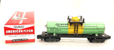 AMERICAN FLYER  #910 Gilbert Chem. TANKER w BOX READY-TO-RUN EX, FREE SHIPPING!