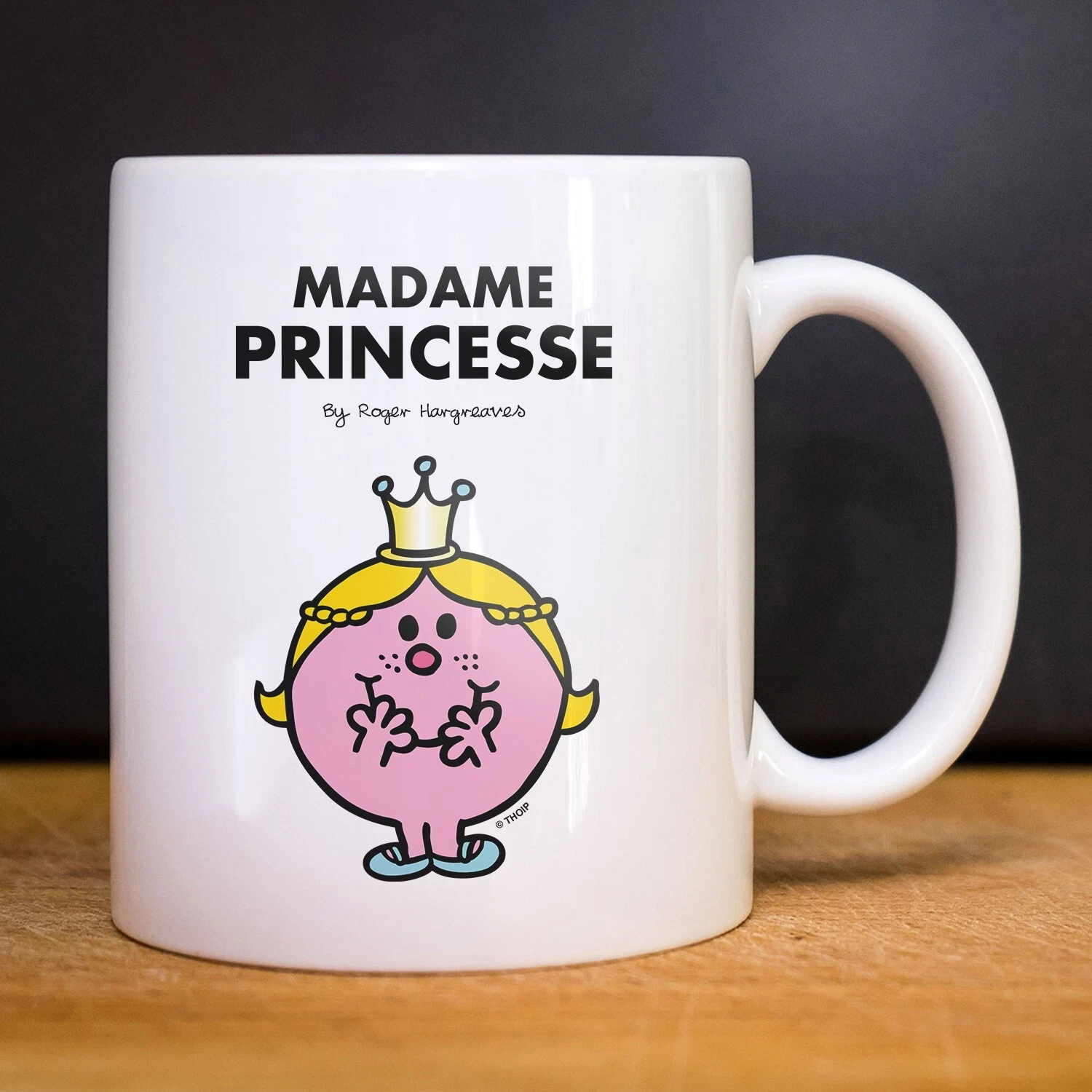 White Ceramic Mug Madame Princesse