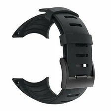 Suunto Core Strap Rubber Replacement Watch band for Suunto Core SS014993000black