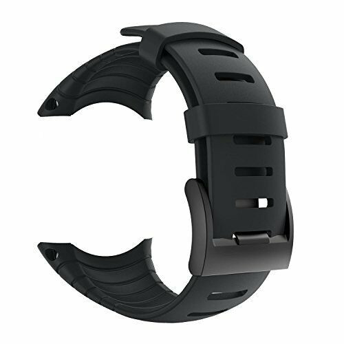 Suunto Core Strap Rubber Replacement Watch band for Suunto Core SS014993000black