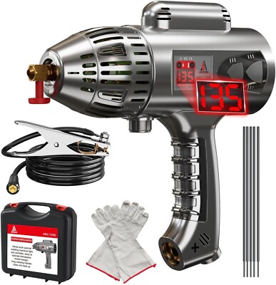 Welding Machine 110V, Handheld welder gun,135A ARC Digital Display