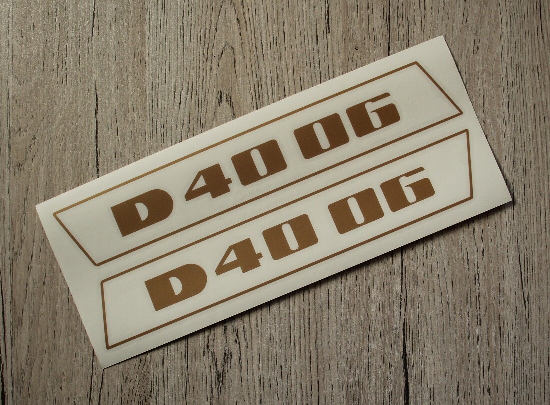 Deutz 13006 Haubenaufkleber Aufkleber Emblem Schriftzug Silber - FD O - Foto 9